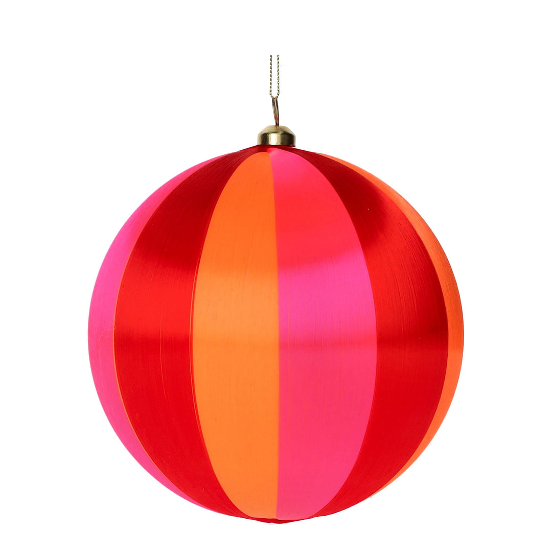 Christmas Ball Orange/Fushia/Red