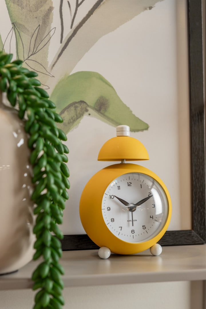 Chaplin Bright Yellow Alarm Clock