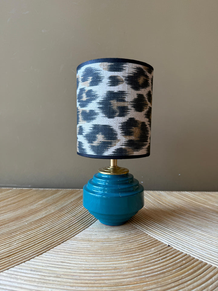 Petrol Ceramic Wireless Table Lamp