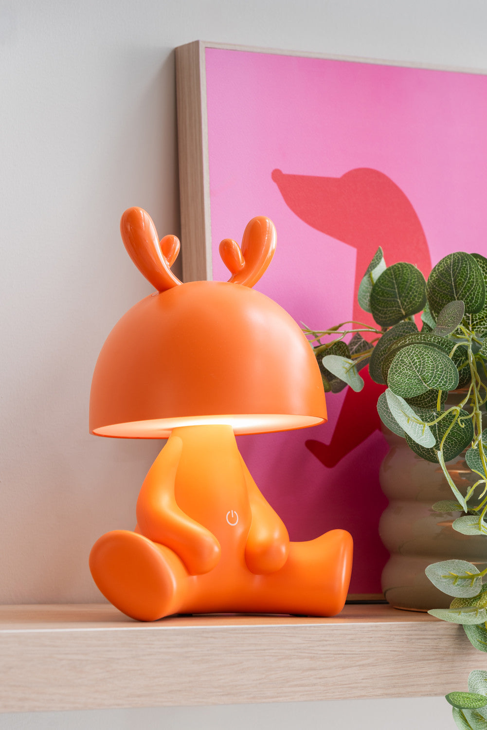 Orange Deer Rechargeable Table Lamp