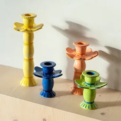 Posy Coloured Candle Holders