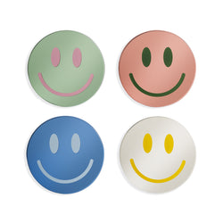 Smiley Emoji Coaster Set