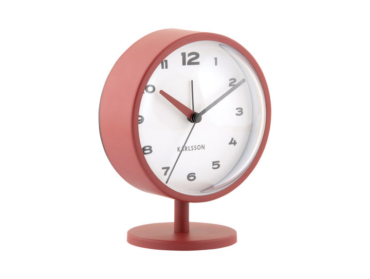 Red Ochre Brisk Dome Alarm Clock