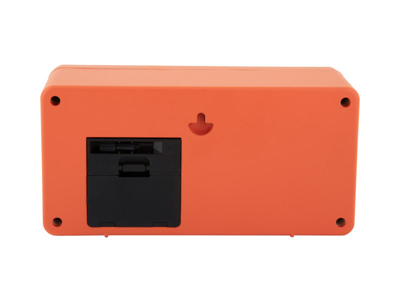 Retro Orange Boxed Flip Clock