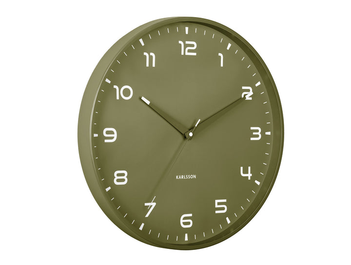 Army Green Orgullo Wall Clock