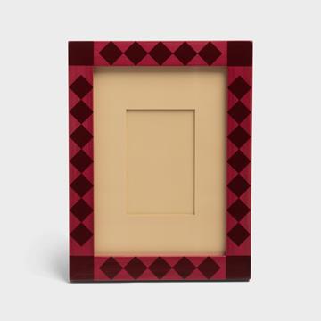 Burgundy Osteria A6 Photo Frame