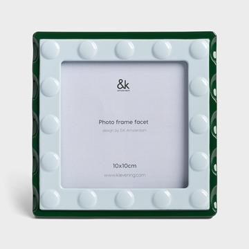 Blue Square Facet Photo Frame