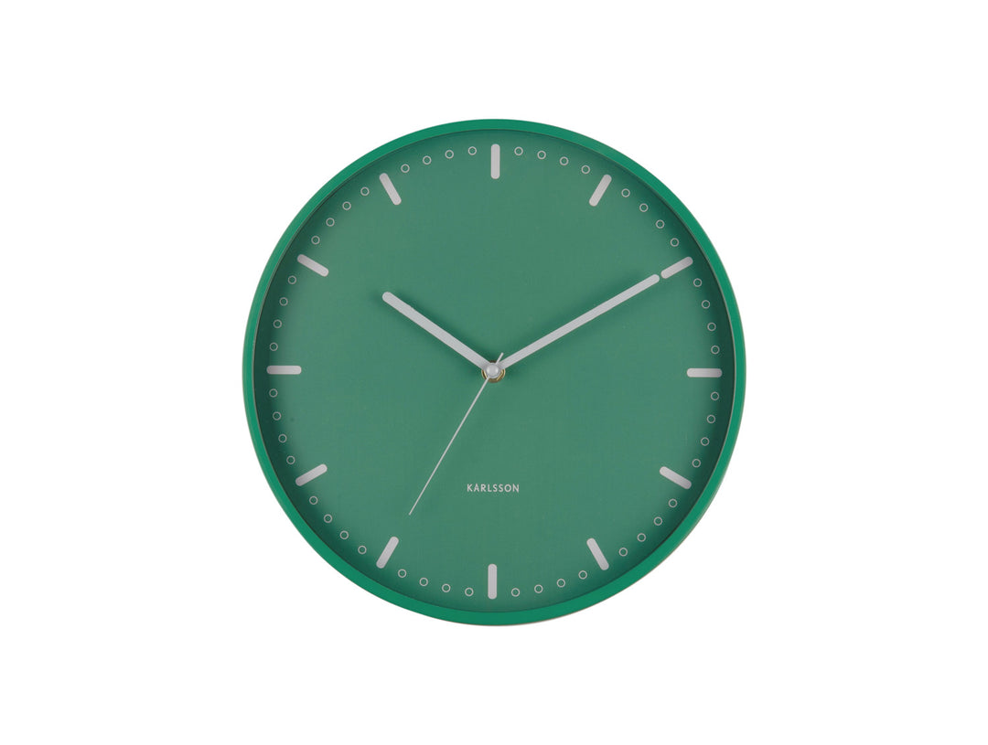 Green Cool Retro Wall Clock