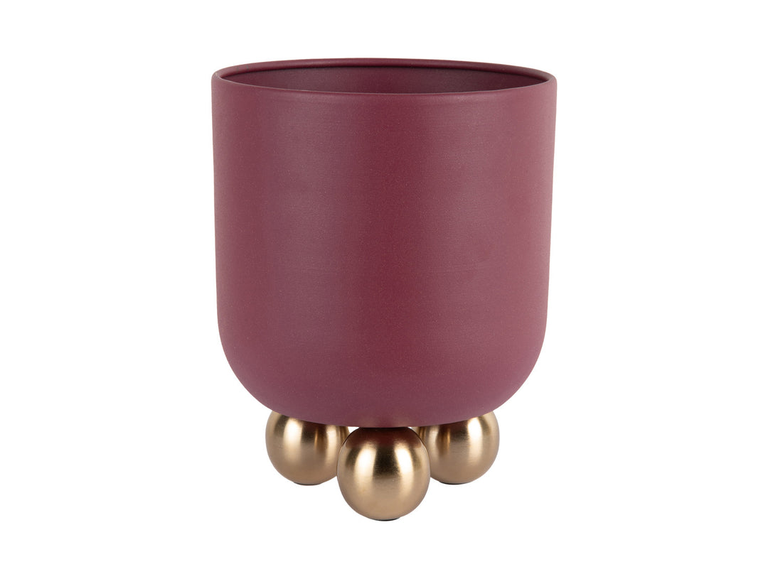 Burgundy Estilo Plant Pots
