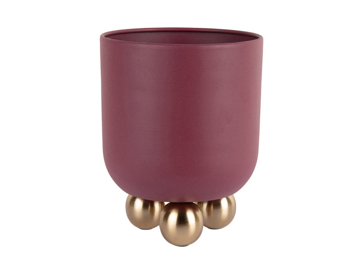 Burgundy Estilo Plant Pots