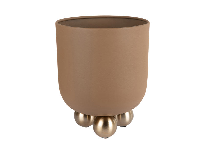 Mocha Brown Estilo Plant Pot