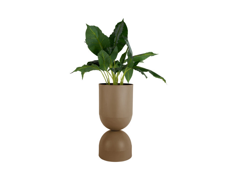 Mocha Brown XL Plant Pot Tonar