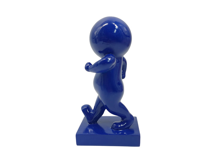 Blue Walking Amigo Statue Medium