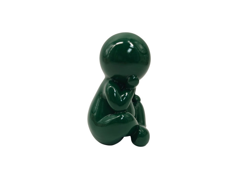 Green Sitting Amigo Statue Medium