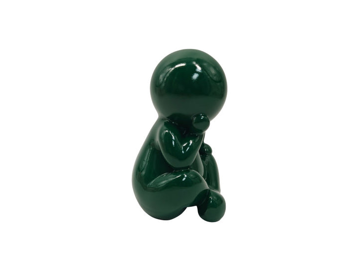 Green Sitting Amigo Statue Medium
