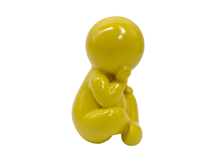 Yellow Sitting Amigo Statue Large