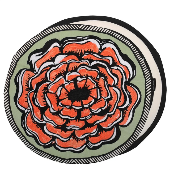 Christian Lacroix Roseron Tomate Cushion