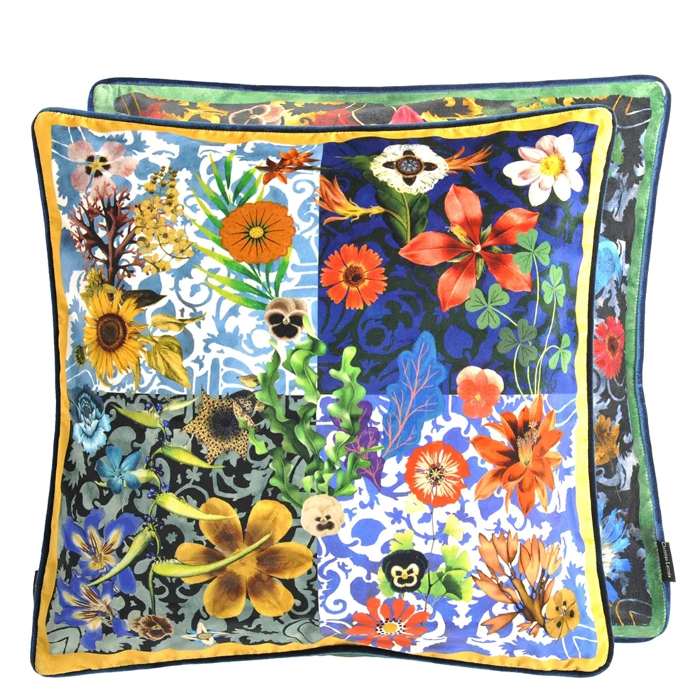 Christian Lacroix Herbier Florentin Mosaique Cushion