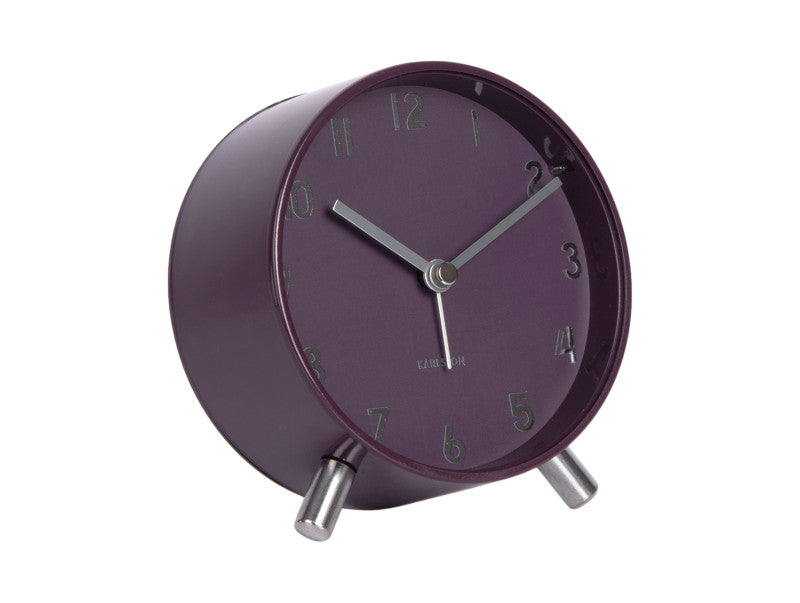 Plum Purple Cadiz Alarm Clock