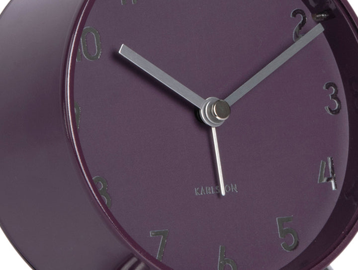 Plum Purple Cadiz Alarm Clock