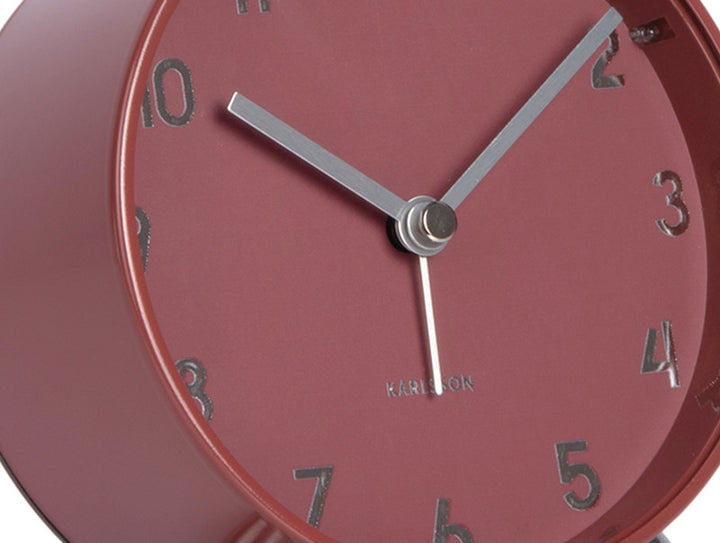 Burgundy Red Cadiz Alarm Clock