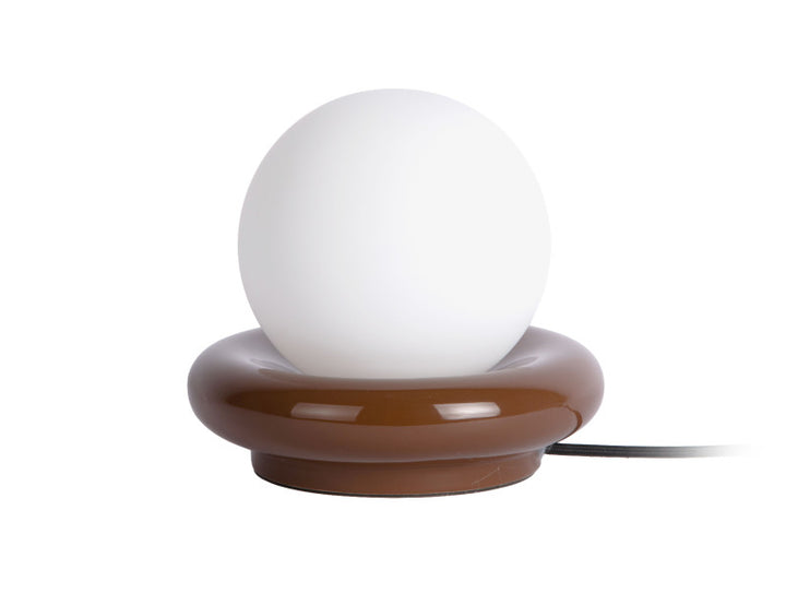 Catania Ring Chocolate Brown Table Lamp