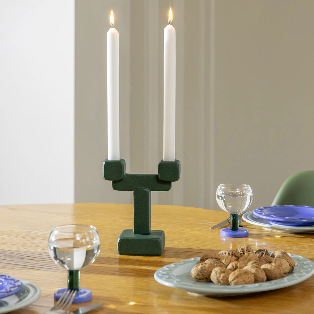 &K Chunk Candle Holders