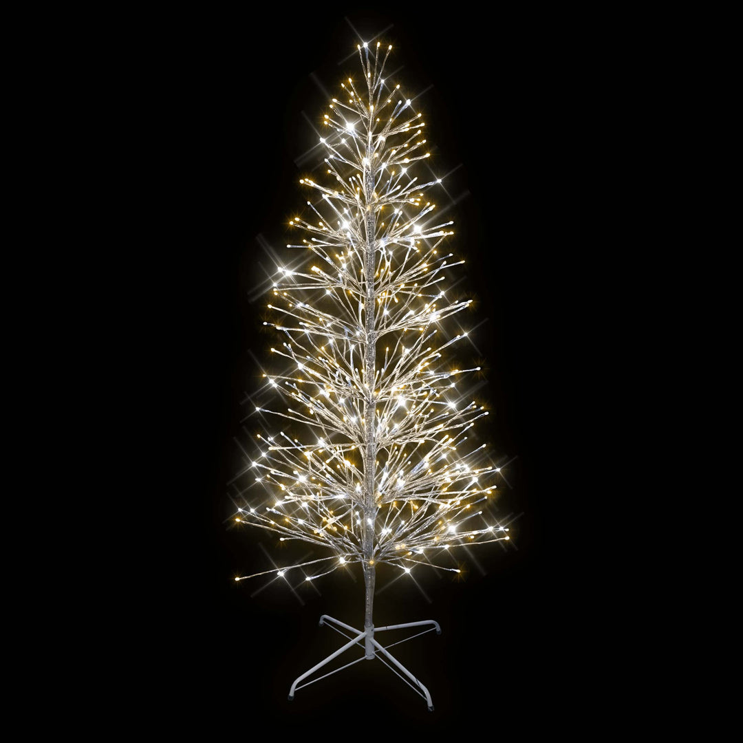 NEW Silver LED Christmas Trees 2024