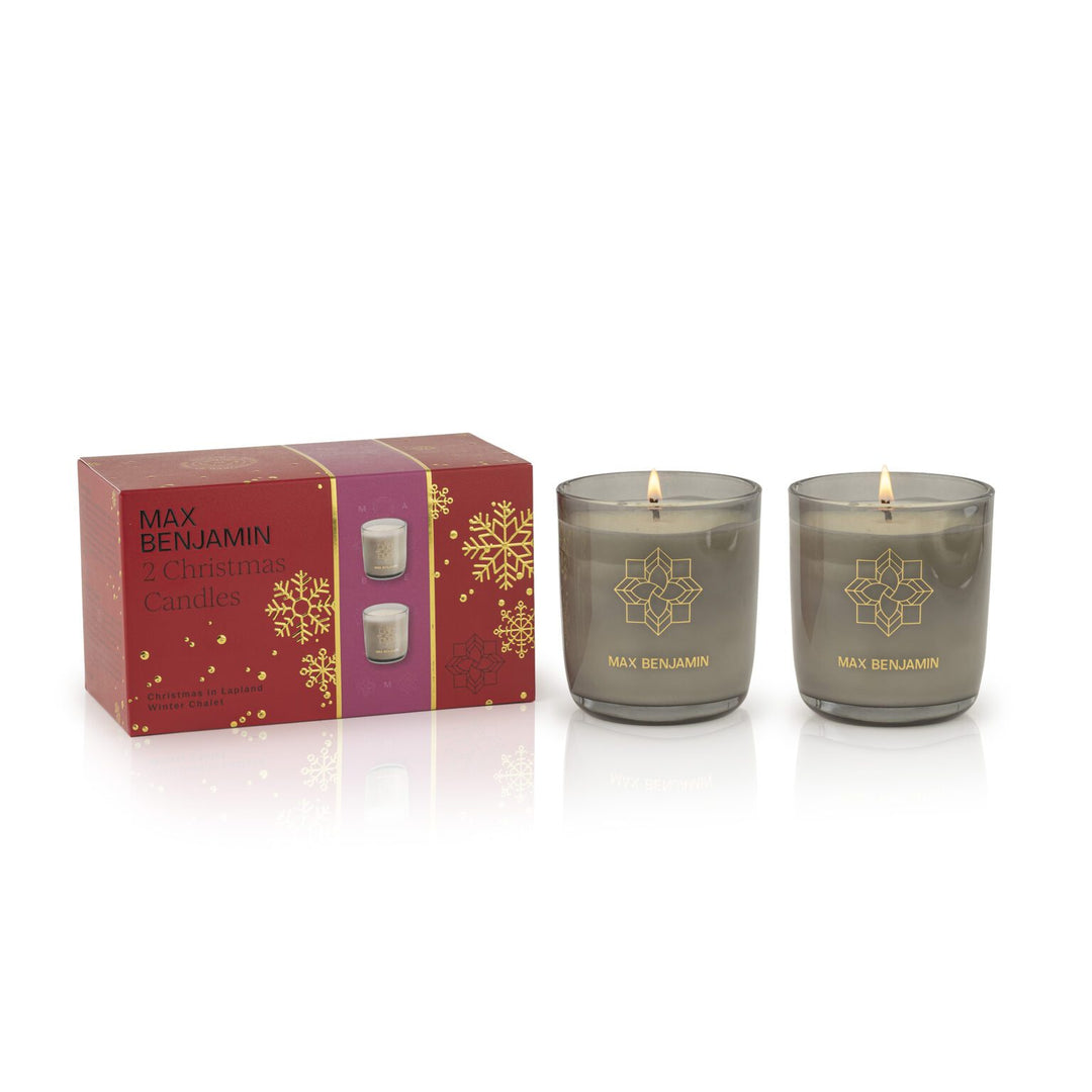 Max Benjamin 2 Christmas Candles Gift Set
