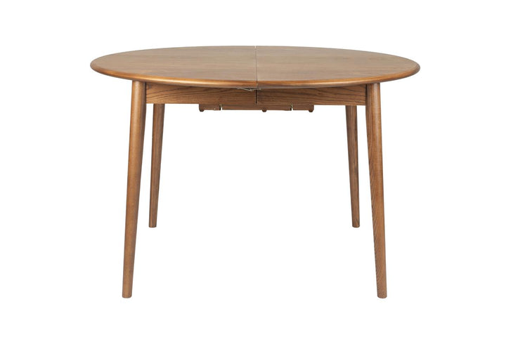 Twist Round/Oval Walnut Extendable Dining Tables