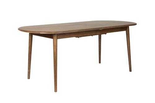 Twist Round/Oval Walnut Extendable Dining Tables