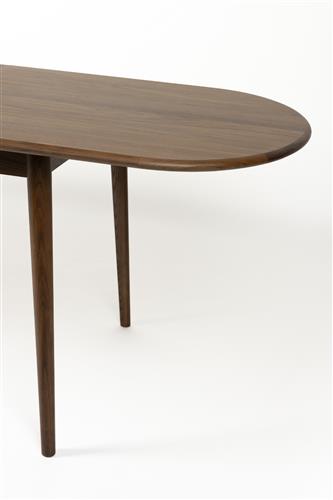 Twist Round/Oval Walnut Extendable Dining Tables