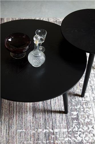 Black Fabio Round Coffee Table