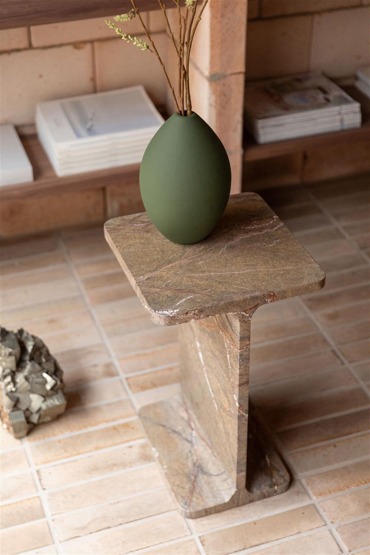 Side Table Satpura Brown Marble