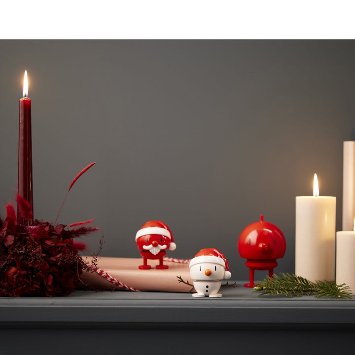 Hoptimist Santa  & Santa Claus Bumble M Red