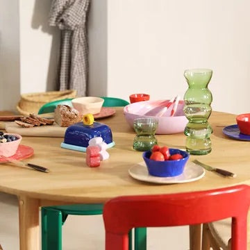 &k Blue Sketch Butter Dish