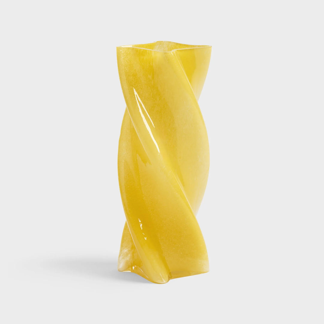 &k Vase Marshmallow Opaque Yellow