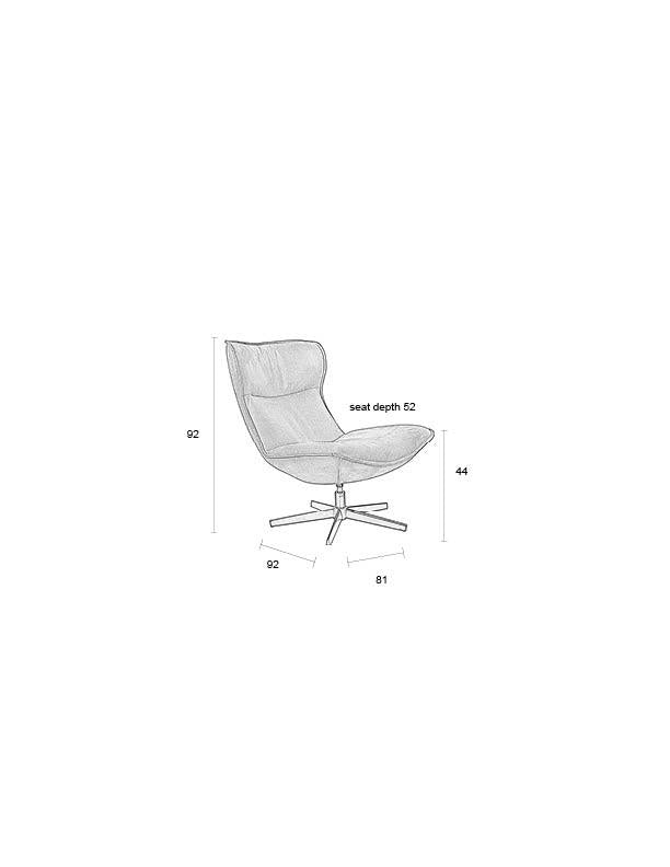 SALE Ex-Display John Grey Swivel Chair