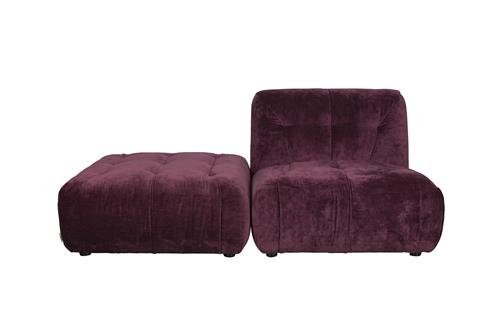 Giada Velvet Seaters & Hocker