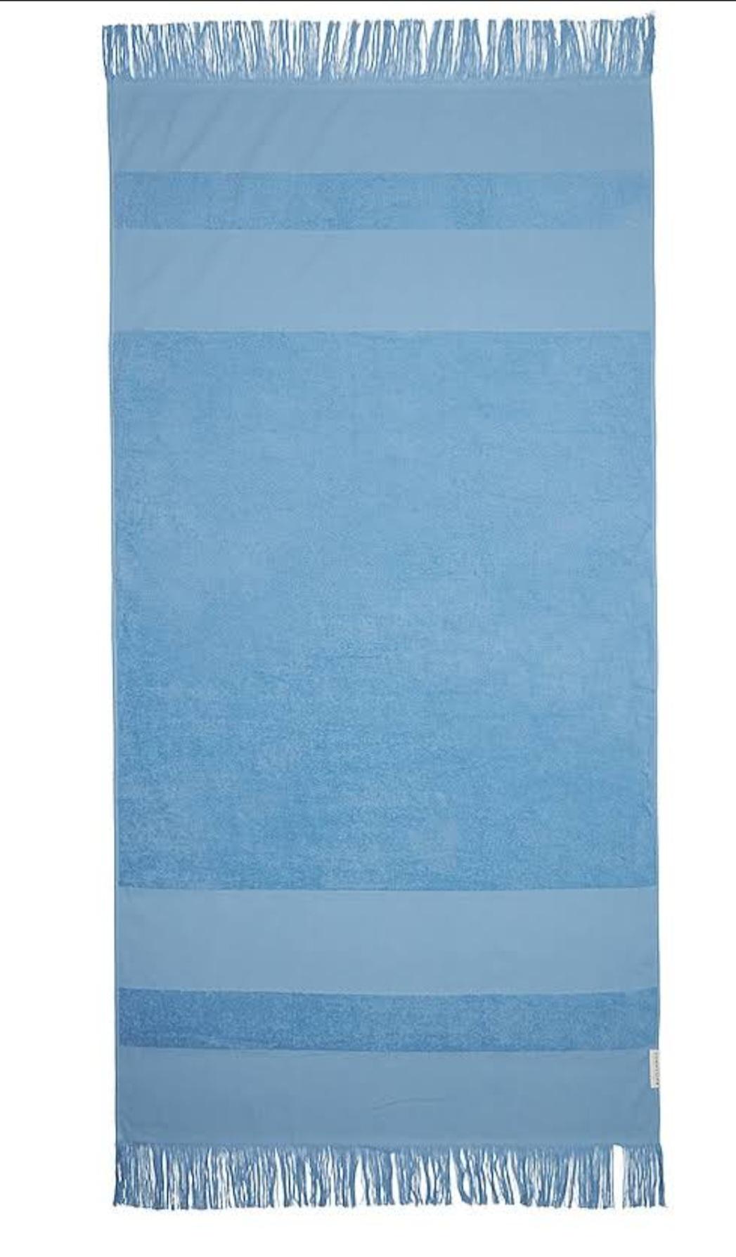 SALE Blue Turkish Beach Towel