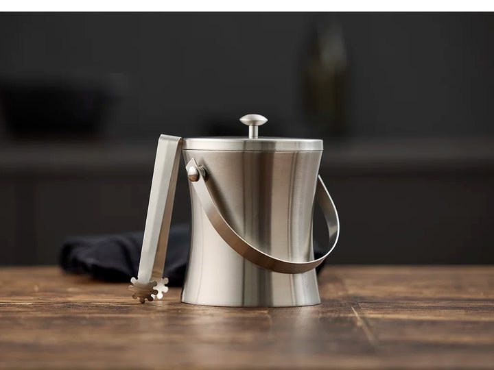 Ice Bucket With Tongs