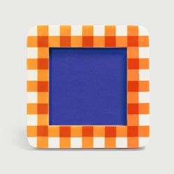 Orange Check Frame
