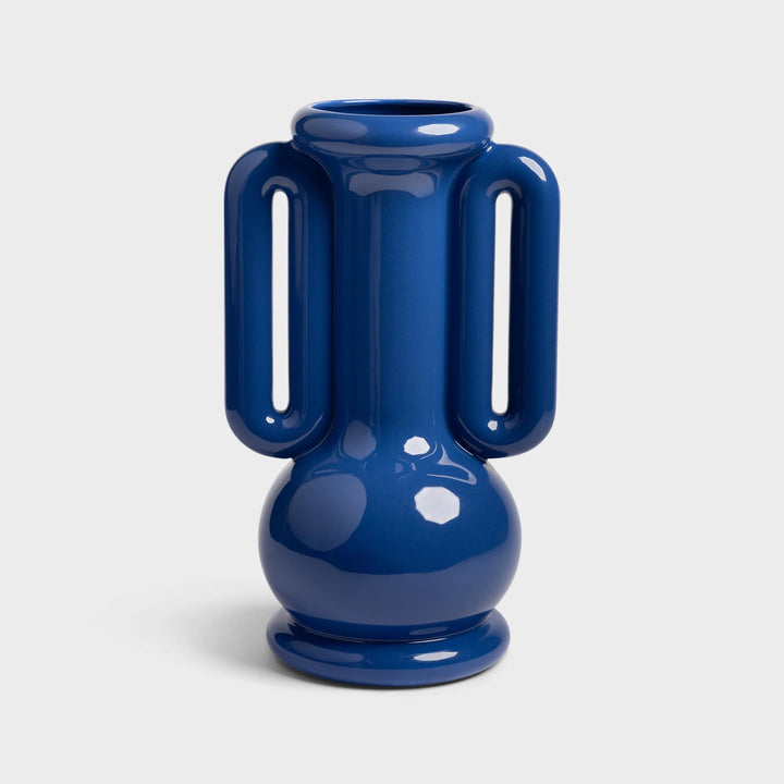 Dark Blue Amfora Vase