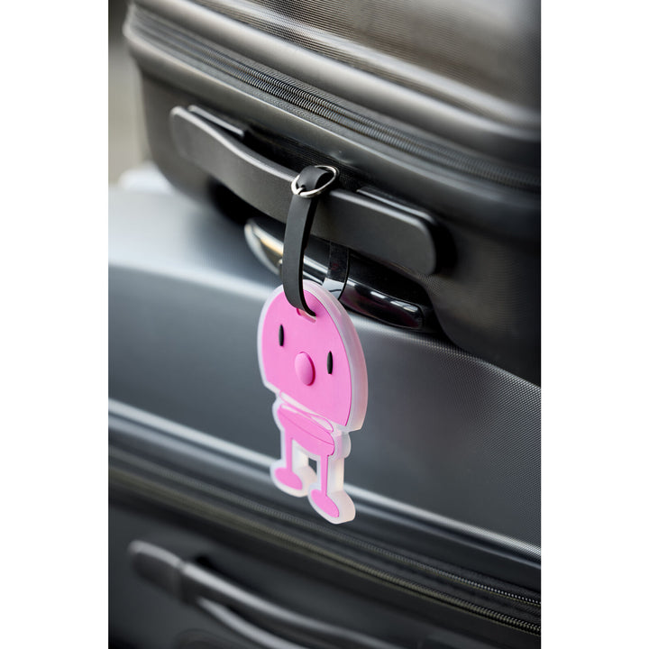 Hoptimist Pink Bag Tag