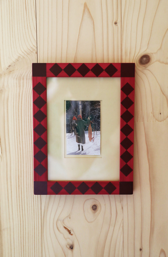 Burgundy Osteria A6 Photo Frame