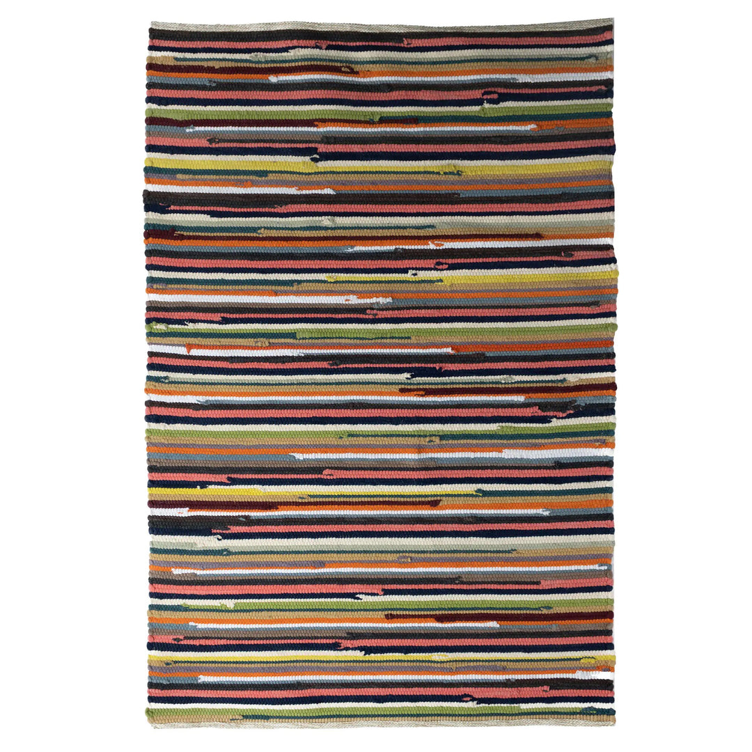 Ex Display 'Rag' Striped Rug