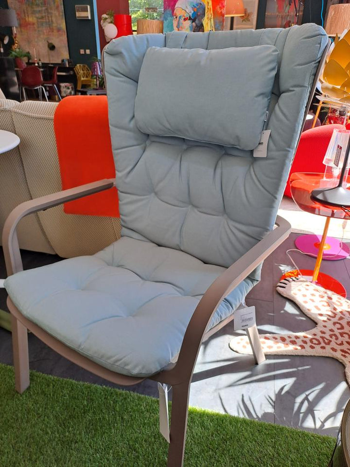 SALE Nardi ' Folio' Armchairs &  Blue Cushions Sets