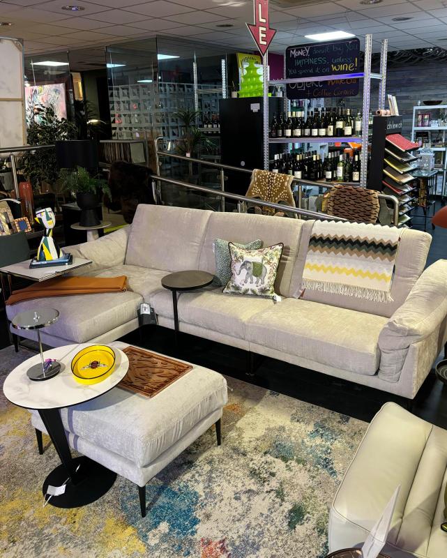 SALE New Display Elisir Large Sofa & Ottomans Set