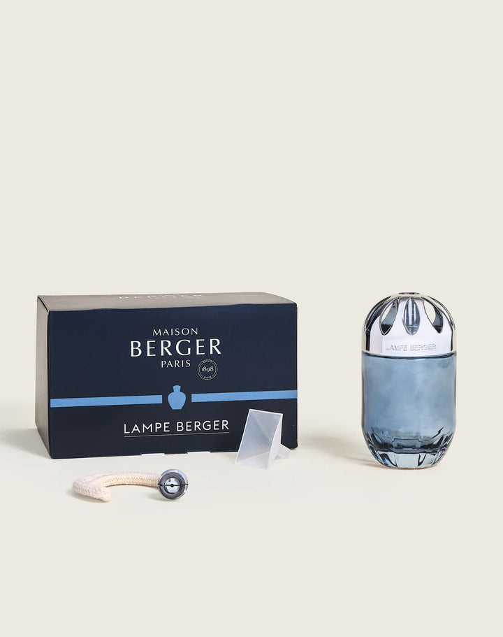 Blue Neo Lampe Berger