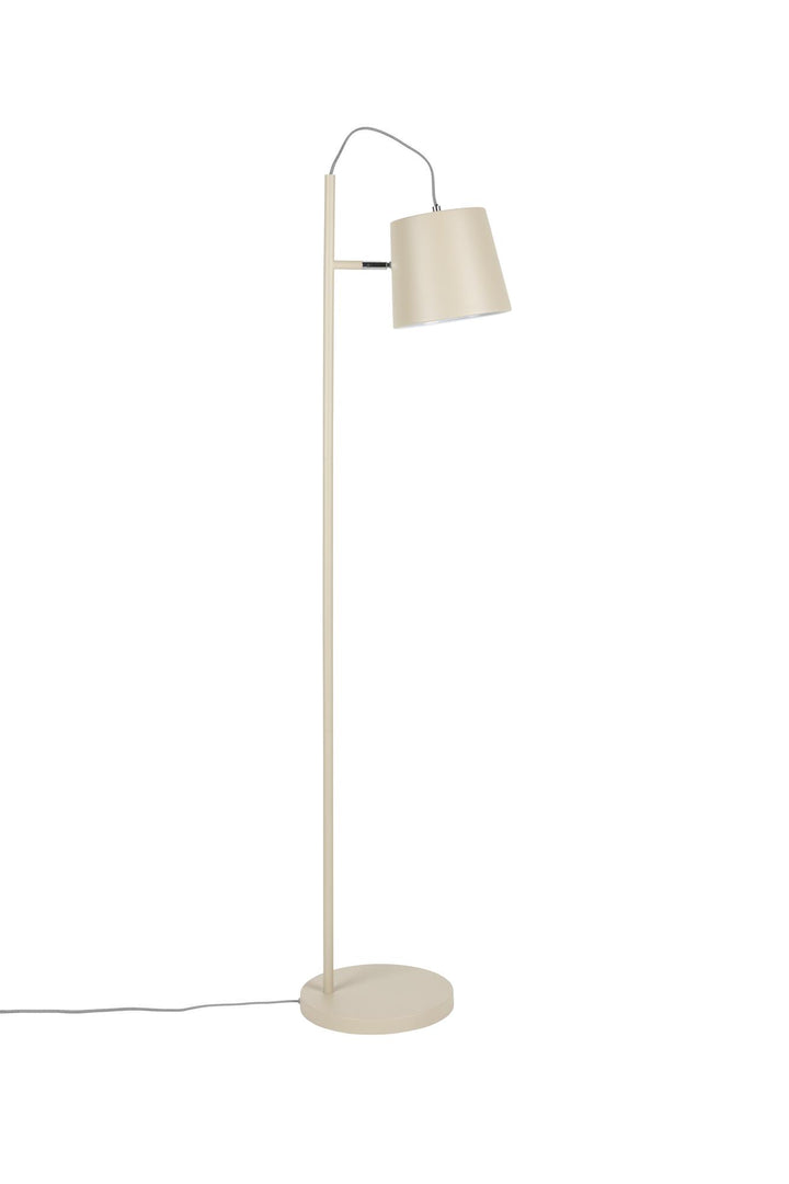 Beige Buckle Head Floor Lamp